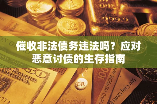 济南催收非法债务违法吗？应对恶意讨债的生存指南