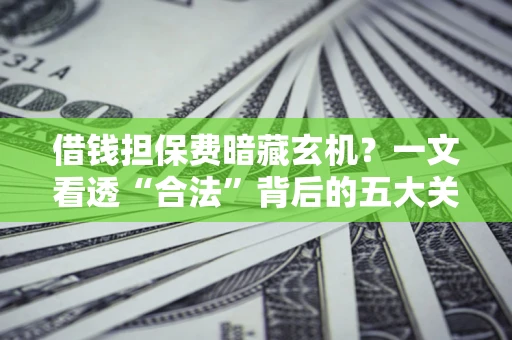 济南借钱担保费暗藏玄机？一文看透“合法”背后的五大关键陷阱