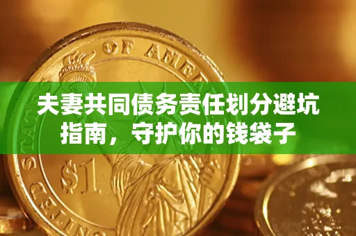 济南夫妻共同债务责任划分避坑指南，守护你的钱袋子