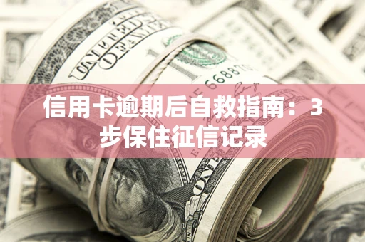 济南信用卡逾期后自救指南：3步保住征信记录