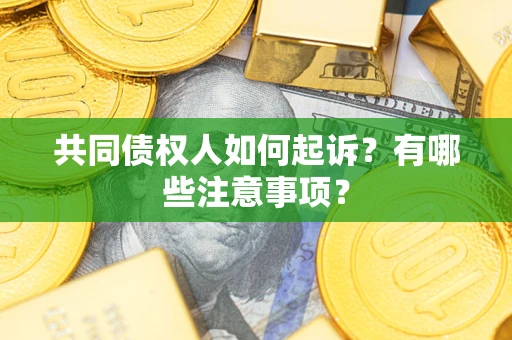 济南共同债权人如何起诉？有哪些注意事项？